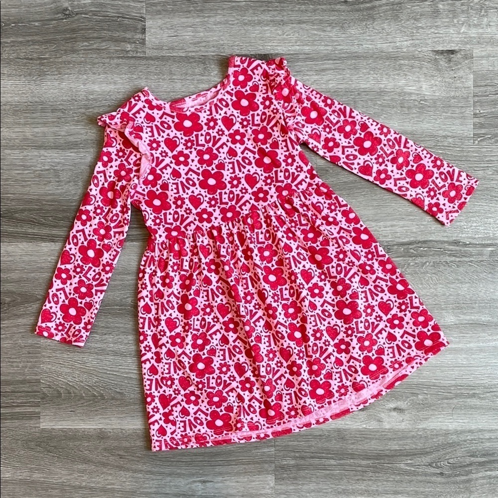 Wonder Nation Love Valentine's Day toddler girls dress